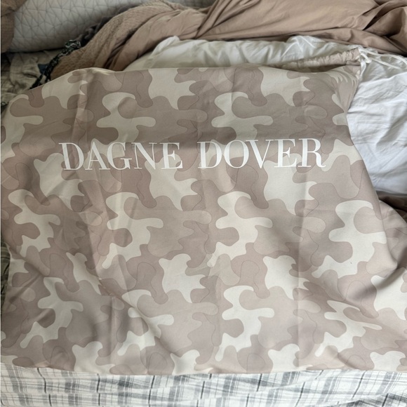 Dagne Dover Classic Leather Signature Tote Bag in Bleecker Blush - Picture 8 of 8